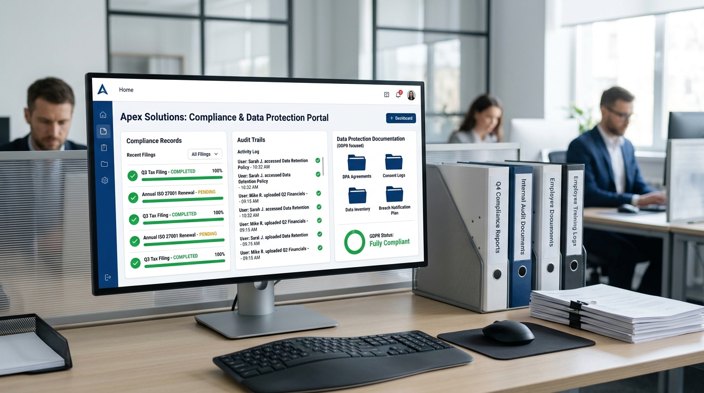 GDPR compliance documentation and accountability records