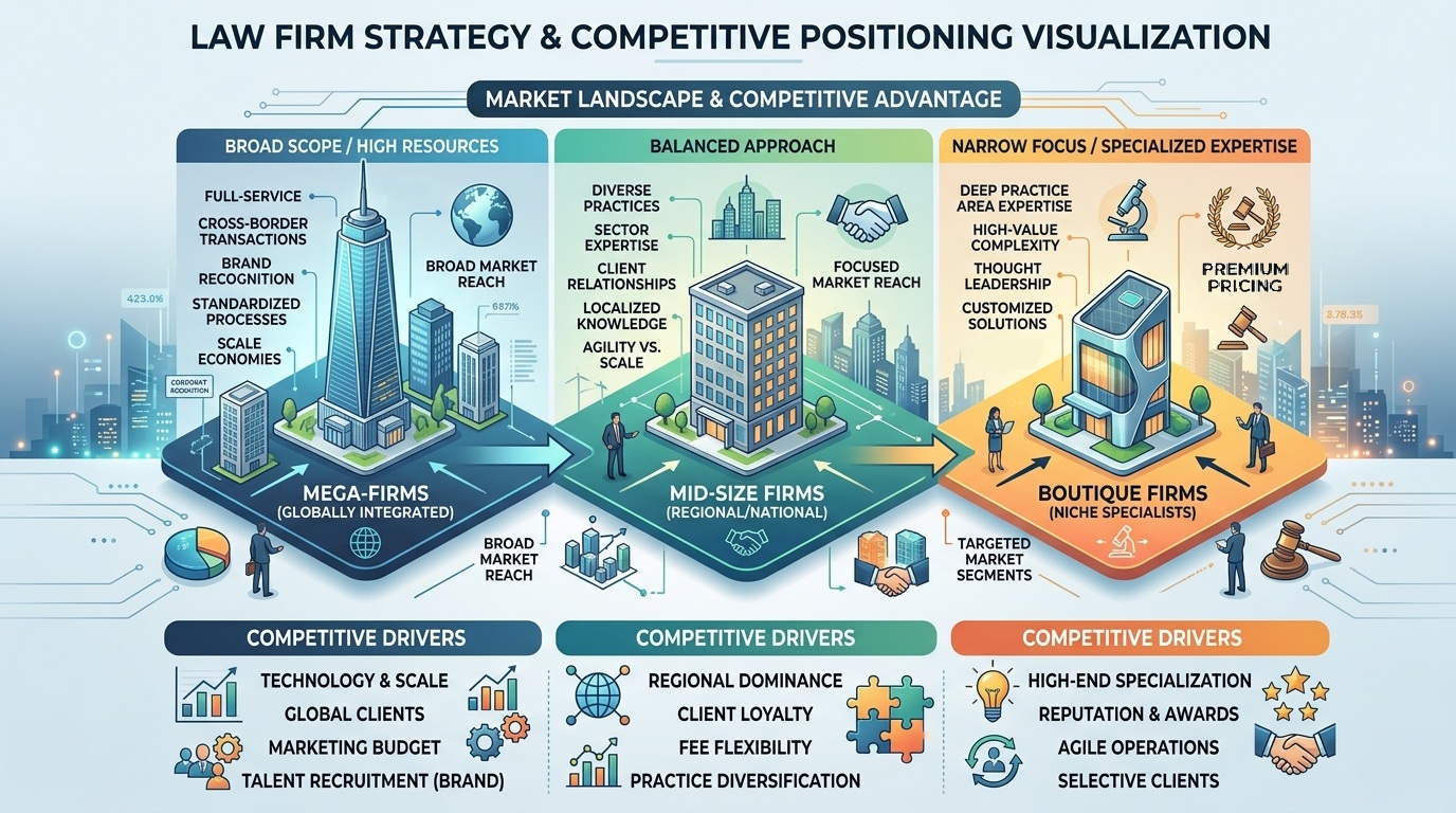 Law firm strategic positioning and competitive strategy