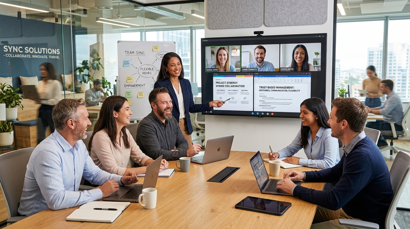 Trust-based management and flexible work arrangements